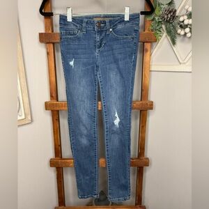 Joe's Jeans Blue Distressed Skinny Jeans